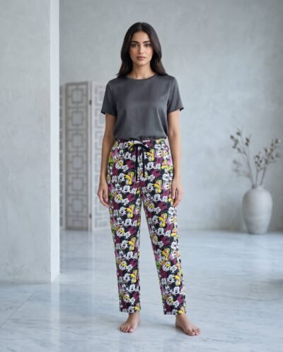 بنطلون نسائي قطن - XL