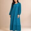 فستان كوري قطعة واحده (فري سايز)