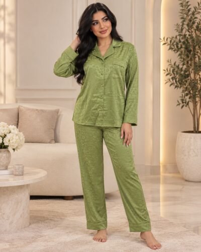 بيجامة نسائي خام ساتان