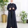 بدلة نسائي 3 قطعة خام عباية