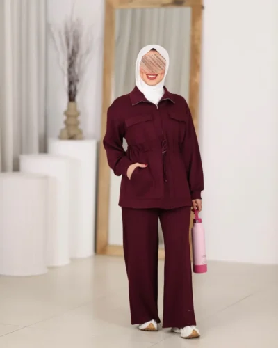 ⁦بدلة نسائي سحاب⁩ - الصورة ⁦4⁩