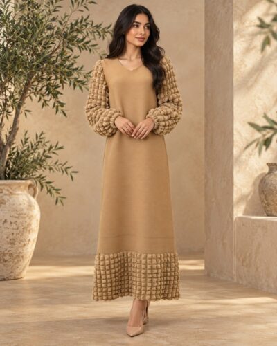 فستان كوري قطعة واحده (فري سايز)